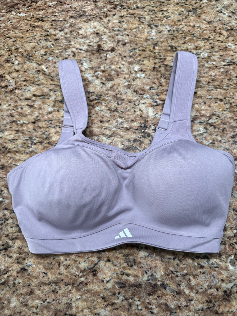 adidas Light Mauve High‑Support Molded Sports Bra size medium
